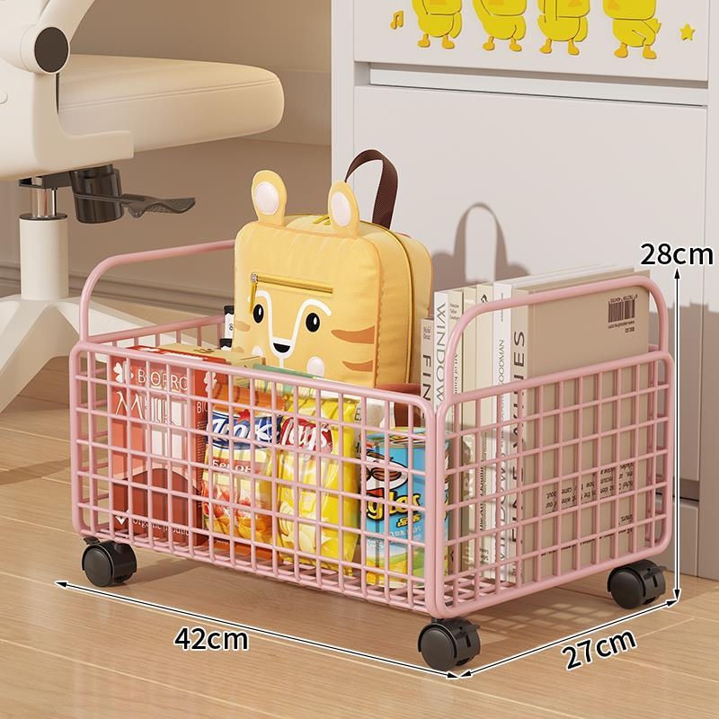 Μεταλλικό ράφι αποθήκευσης κάτω από το γραφείο με ροδάκια; απλός και μοντέρνος σχεδιασμός; εξατομικευμένα δείγματα