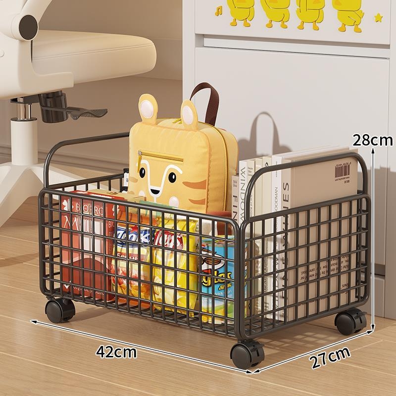 Μεταλλικό ράφι αποθήκευσης κάτω από το γραφείο με ροδάκια; απλός και μοντέρνος σχεδιασμός; εξατομικευμένα δείγματα