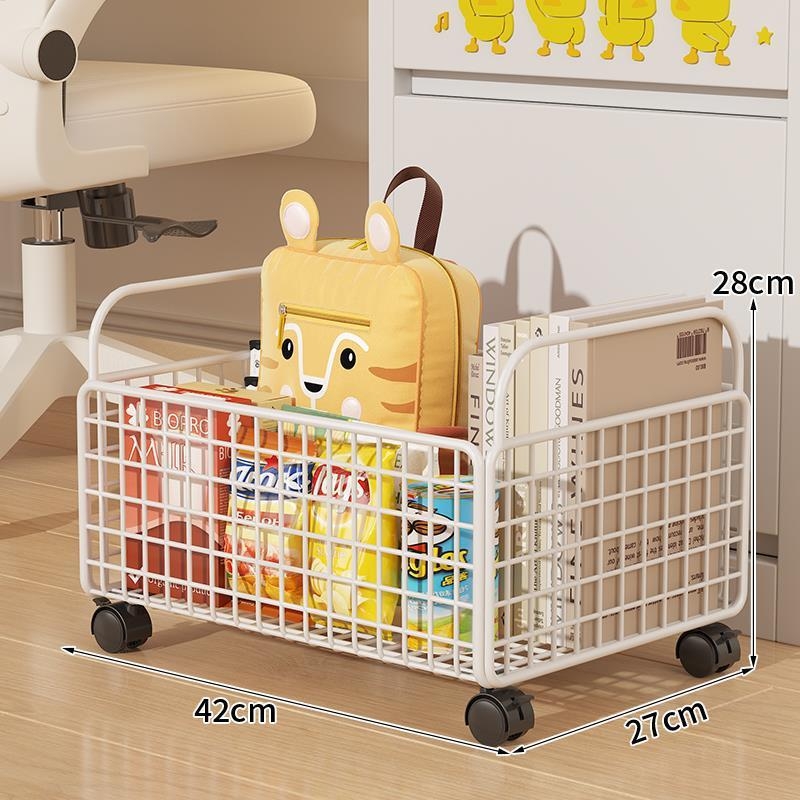 Μεταλλικό ράφι αποθήκευσης κάτω από το γραφείο με ροδάκια; απλός και μοντέρνος σχεδιασμός; εξατομικευμένα δείγματα