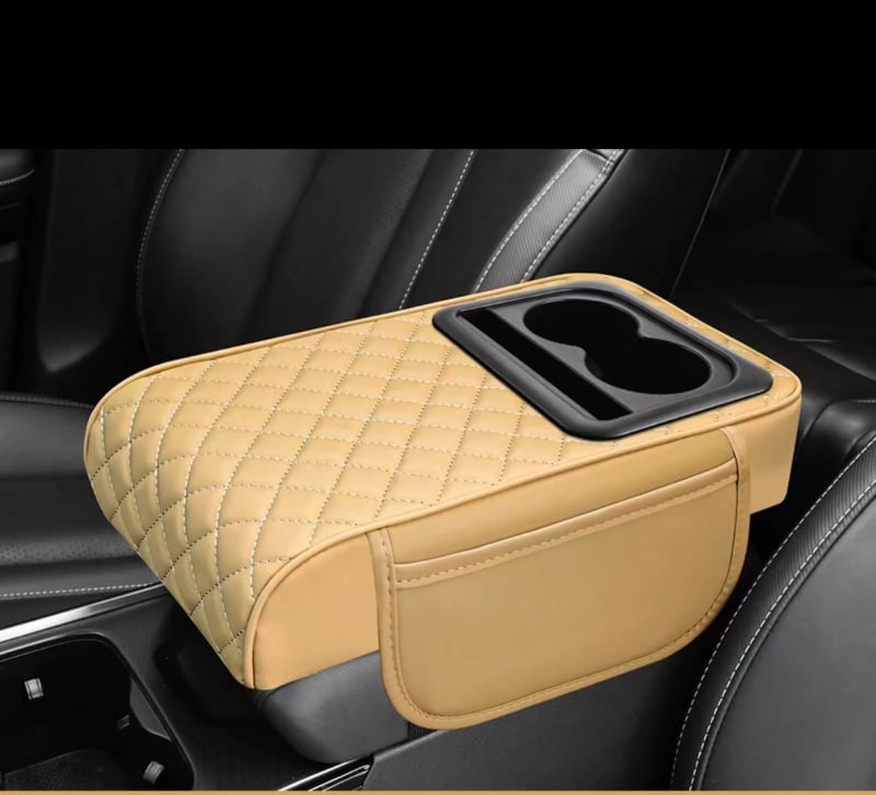 Δερμάτινο μαξιλαράκι υποβραχιόνιου αυτοκινήτου, γενική εφαρμογή, χωρίς προσαρμογές