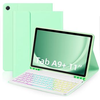 Kućište za tablet Samsung A9Plus s Bluetooth tipkovnicom s RGB osvjetljenjem, kompatibilno s X210/X216/X218