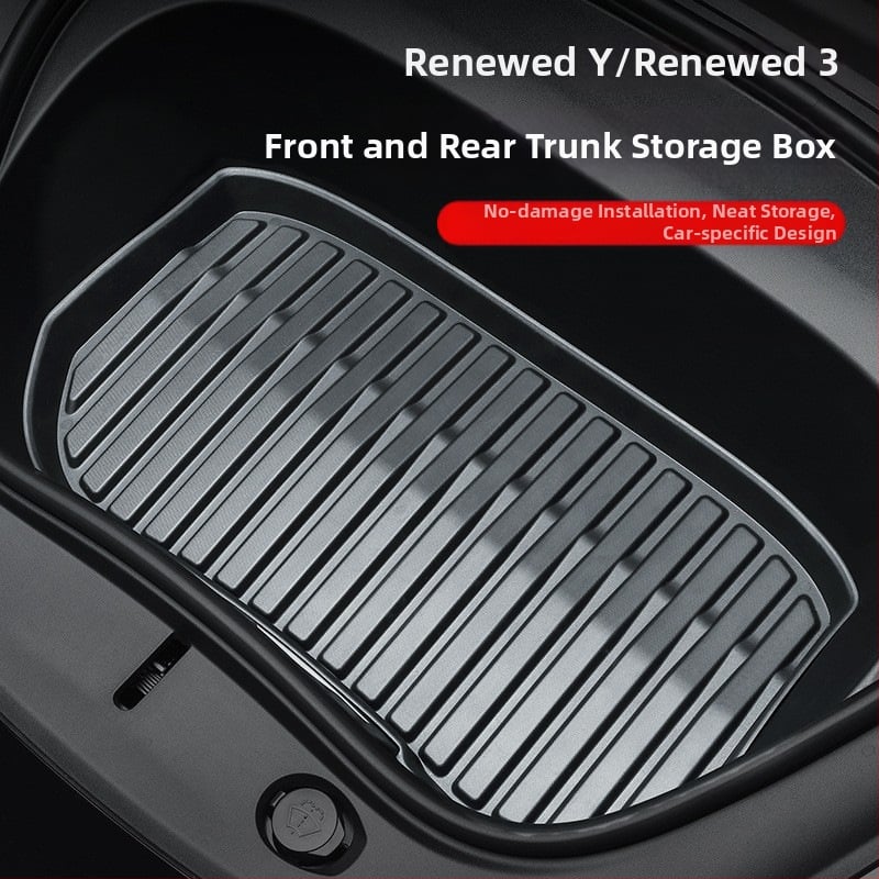 Μπροστινή μοκέτα πορτ μπαγκάζ για Tesla Model 3/Y – πλήρης κάλυψη, Υλικό TPE, Τάξη 92, Guangzhou Mingshi