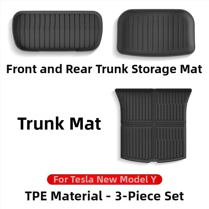 Μπροστινή μοκέτα πορτ μπαγκάζ για Tesla Model 3/Y – πλήρης κάλυψη, Υλικό TPE, Τάξη 92, Guangzhou Mingshi