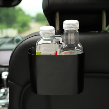 Автомобилен кош за отпадъци с карикатурен дизайн, закачен на облегалката на седалката, пластмасов материал, персонализируем, универсално съвместим