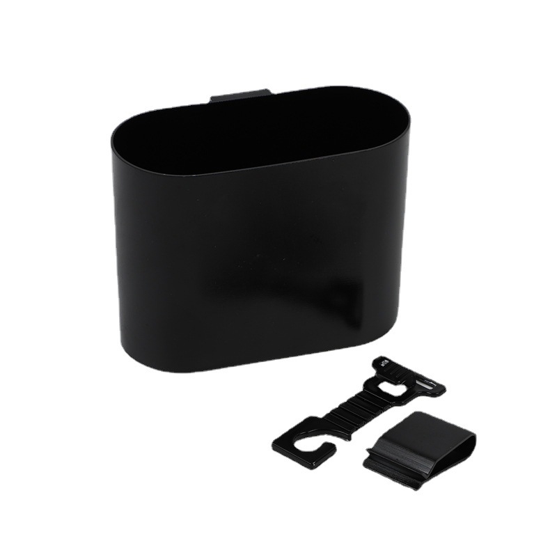 Автомобилен кош за отпадъци с карикатурен дизайн, закачен на облегалката на седалката, пластмасов материал, персонализируем, универсално съвместим