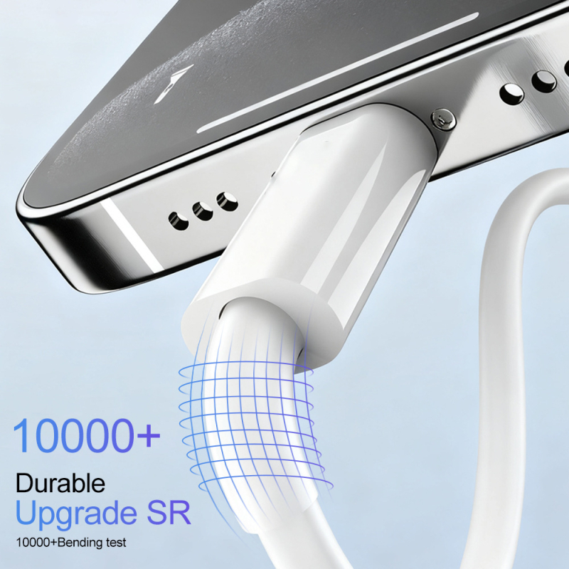 Καλώδιο USB-C ταχείας φόρτισης 60W, USB-C σε USB-C, μήκος 1–2 μ, καλώδιο μεταφοράς δεδομένων