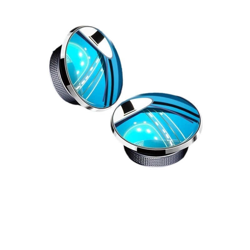 Mairichi Automobilio galinio vaizdo veidrodėlio papildinys – apvalus veidrodėlis aklajam kampui, 360° panoraminis platus matymas, tvirtinimas su siurbimo įrenginiu