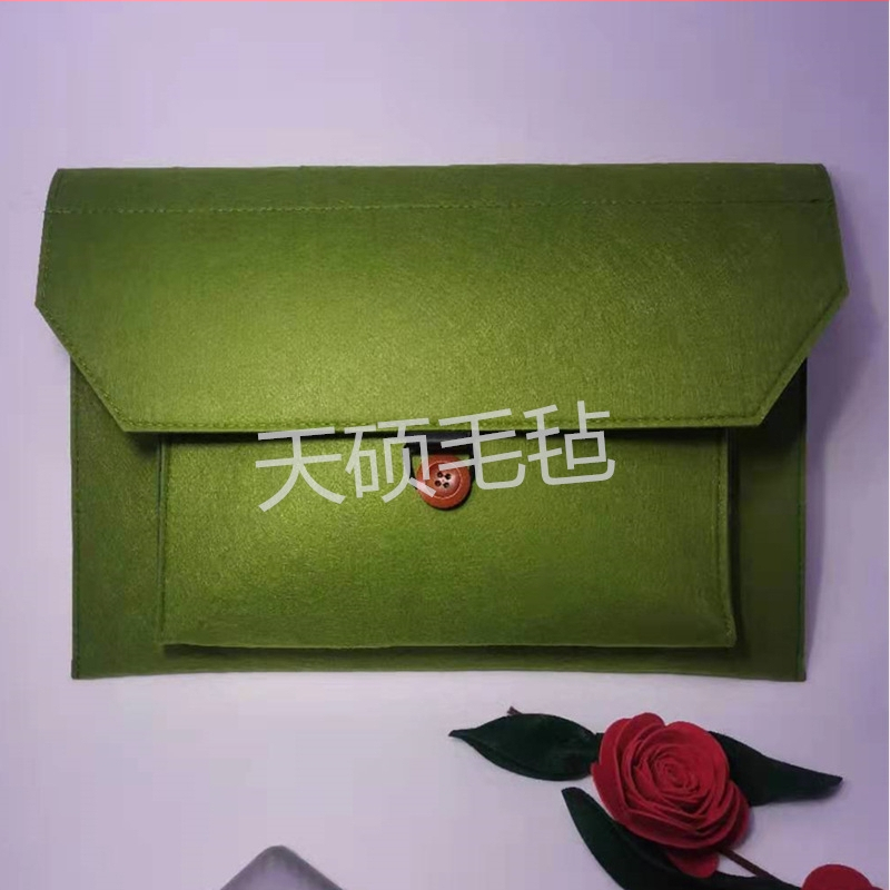 Нетъкан текстилен калъф за таблет и ноутбук с капак, вътрешна подплата, джоб за компютър, мека дръжка – дишащ, износоустойчив и удароустойчив