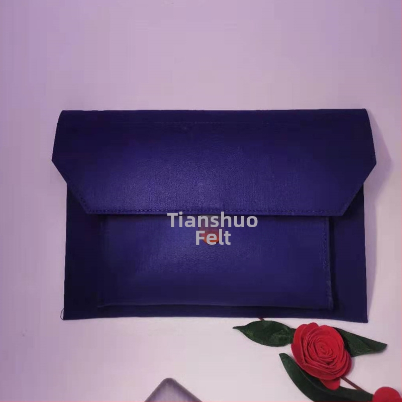 Нетъкан текстилен калъф за таблет и ноутбук с капак, вътрешна подплата, джоб за компютър, мека дръжка – дишащ, износоустойчив и удароустойчив