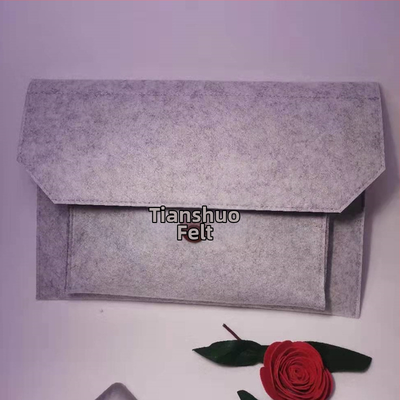 Нетъкан текстилен калъф за таблет и ноутбук с капак, вътрешна подплата, джоб за компютър, мека дръжка – дишащ, износоустойчив и удароустойчив