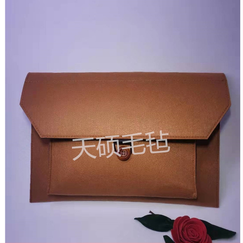 Нетъкан текстилен калъф за таблет и ноутбук с капак, вътрешна подплата, джоб за компютър, мека дръжка – дишащ, износоустойчив и удароустойчив