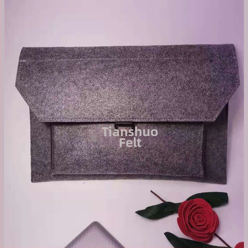 Нетъкан текстилен калъф за таблет и ноутбук с капак, вътрешна подплата, джоб за компютър, мека дръжка – дишащ, износоустойчив и удароустойчив