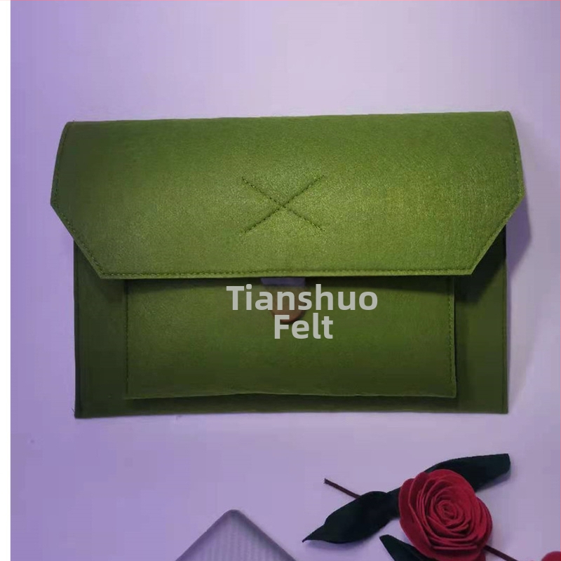 Нетъкан текстилен калъф за таблет и ноутбук с капак, вътрешна подплата, джоб за компютър, мека дръжка – дишащ, износоустойчив и удароустойчив