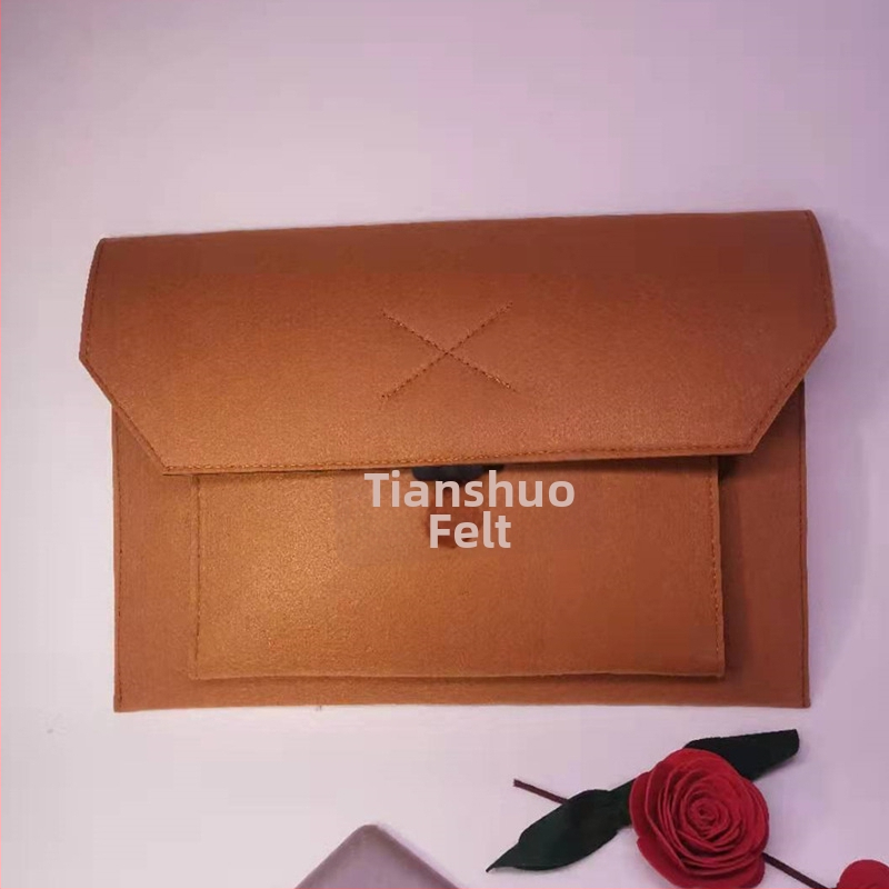 Нетъкан текстилен калъф за таблет и ноутбук с капак, вътрешна подплата, джоб за компютър, мека дръжка – дишащ, износоустойчив и удароустойчив