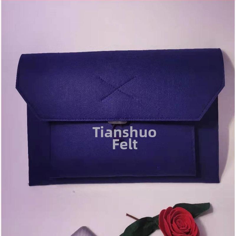 Нетъкан текстилен калъф за таблет и ноутбук с капак, вътрешна подплата, джоб за компютър, мека дръжка – дишащ, износоустойчив и удароустойчив