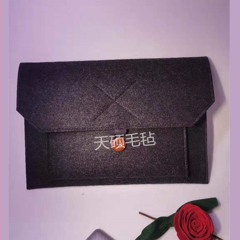 Нетъкан текстилен калъф за таблет и ноутбук с капак, вътрешна подплата, джоб за компютър, мека дръжка – дишащ, износоустойчив и удароустойчив