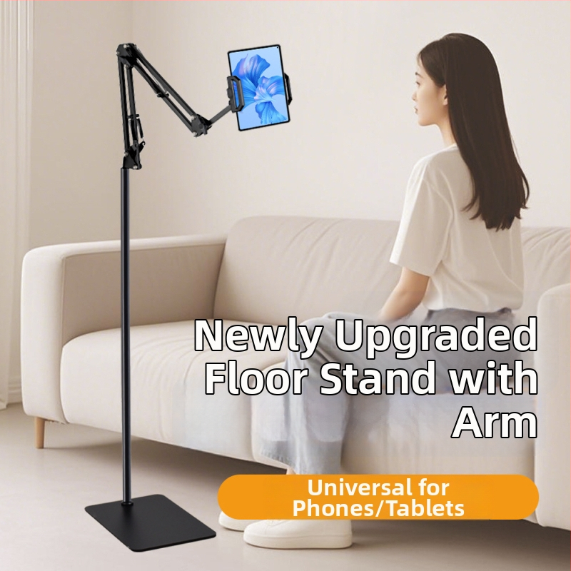 Cantilever stojan na podlaží pre tablet a telefón – zliatina, univerzálny Lazy Stand, nočný stolík