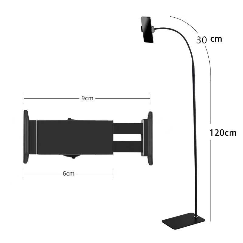 Καντιλεβέρ ορθοστάτης για tablet και κινητό – κράμα αλουμινίου, παγκόσμια Universal Lazy Stand, στήριγμα κομοδίνου