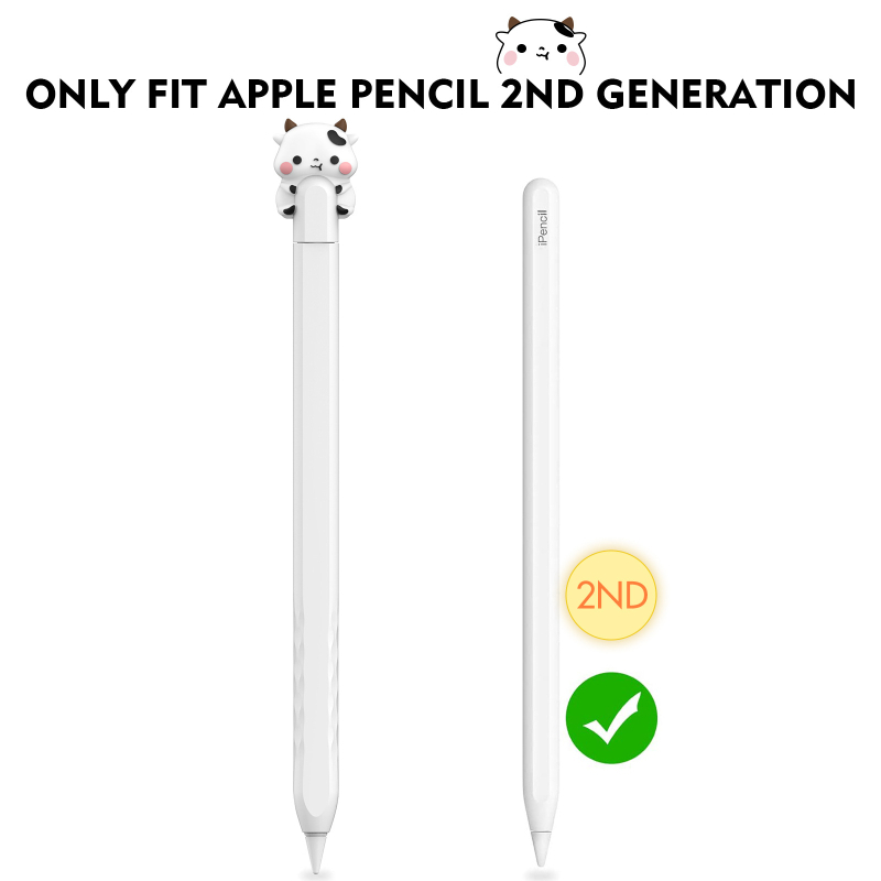 AhaStyle Ochranné puzdro na Apple Pencil — silikón, kreslený štýl, kompatibilné s Pro/2/1, odolné proti opotrebeniu, tepelne lisovaný výrobok