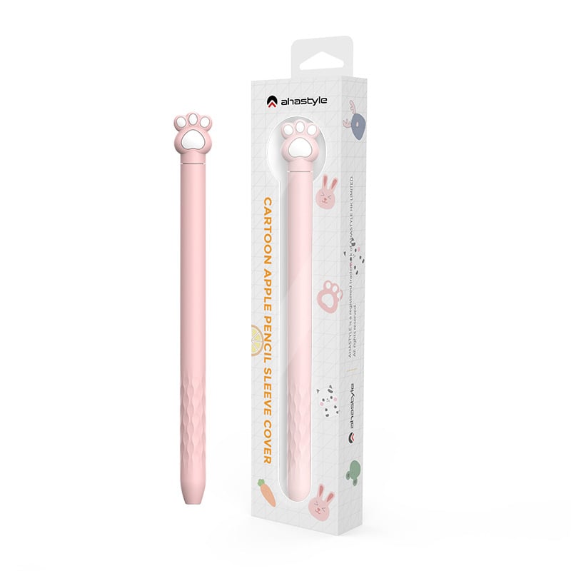 AhaStyle Ochranné puzdro na Apple Pencil — silikón, kreslený štýl, kompatibilné s Pro/2/1, odolné proti opotrebeniu, tepelne lisovaný výrobok