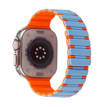 Silikonasti magnetski remen za Apple Watch, veličine 42/44/45/49 mm, kompatibilan s Apple Watch Ultra 2