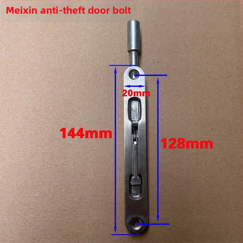 Dverový zámok s motýľovým mechanizmom, z železa, na domáce použitie