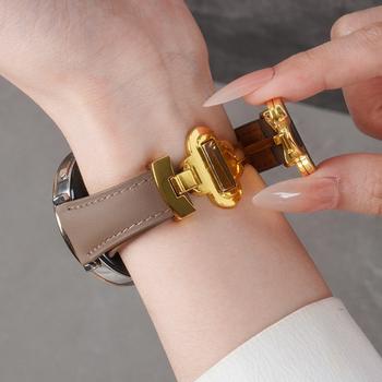 Brățară de ceas pentru Huawei GT6/GT5/GT6Pro – piele naturală, cataramă cu pini, stil business, greutate 20 g