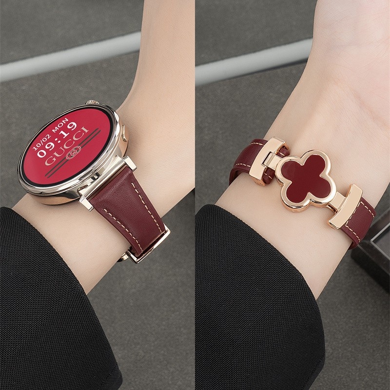 Brățară de ceas pentru Huawei GT6/GT5/GT6Pro – piele naturală, cataramă cu pini, stil business, greutate 20 g