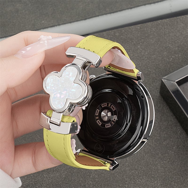 Brățară de ceas pentru Huawei GT6/GT5/GT6Pro – piele naturală, cataramă cu pini, stil business, greutate 20 g