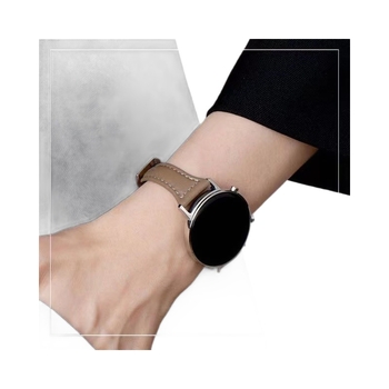 Huipeng Technology Brățară din piele naturală pentru Huawei GT3, Cataramă cu pin, Stil fashion, 2022