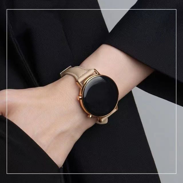 Huipeng Technology Brățară din piele naturală pentru Huawei GT3, Cataramă cu pin, Stil fashion, 2022