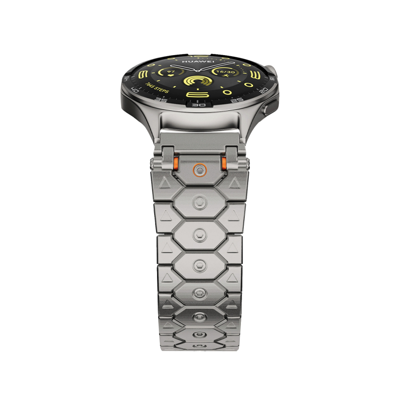 Pengyi curea metalică pentru ceas, oțel inoxidabil, cataramă pliabilă, compatibilă cu ceasuri Samsung, Apple și Huawei