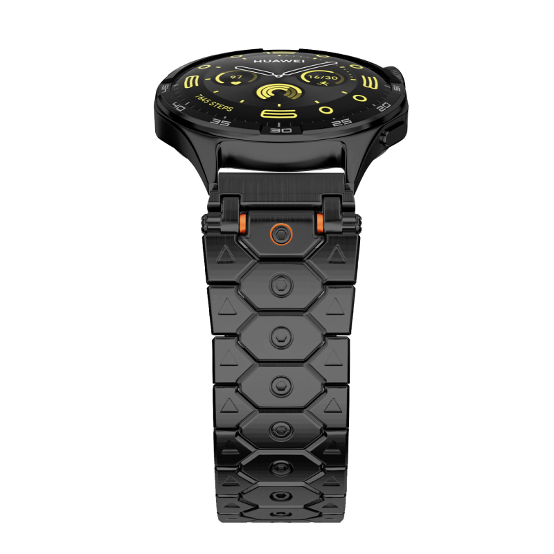 Pengyi curea metalică pentru ceas, oțel inoxidabil, cataramă pliabilă, compatibilă cu ceasuri Samsung, Apple și Huawei