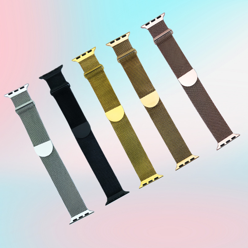 Brățară Milanese din metal pentru Apple Watch, încuietoare magnetică, interfață de 20 mm, 25 g, stil modern