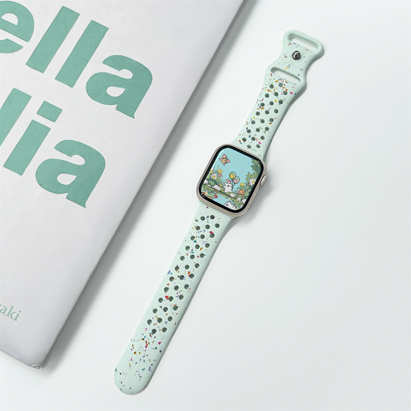Ljetni lagani mentolni najlon remen za Apple Watch Serija 8/9