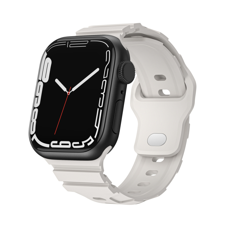Apple Watch szilikonpánt - lélegző, izzadságot felszívó, kompatibilis az 1–8 és Ultra sorozatokkal
