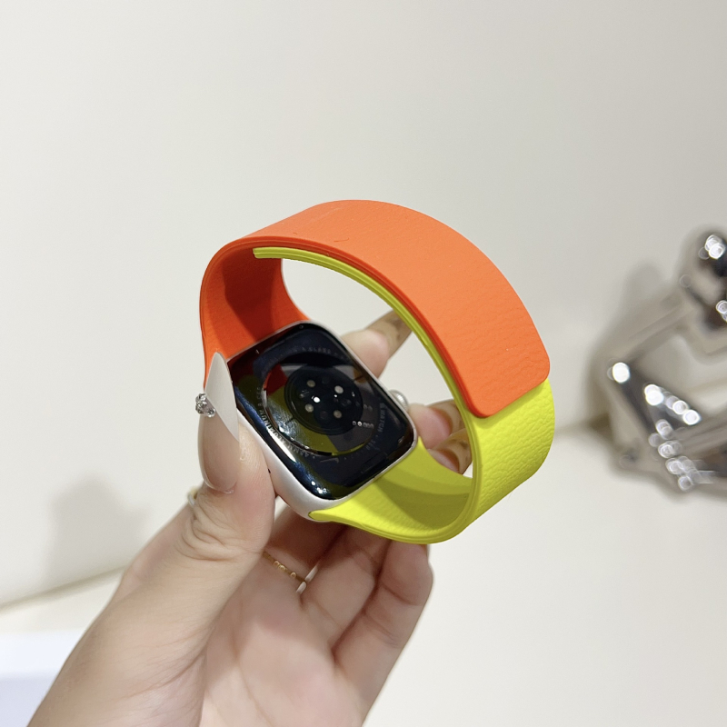 Ximeng силиконова гривна за Apple Watch — минималистичен стил, магнитно закопчаване, съвместима със Apple Watch