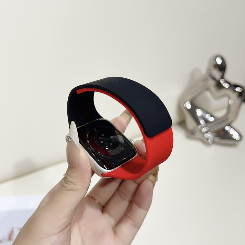 Ximeng силиконова гривна за Apple Watch — минималистичен стил, магнитно закопчаване, съвместима със Apple Watch