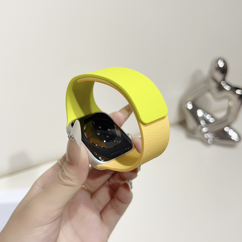 Ximeng силиконова гривна за Apple Watch — минималистичен стил, магнитно закопчаване, съвместима със Apple Watch