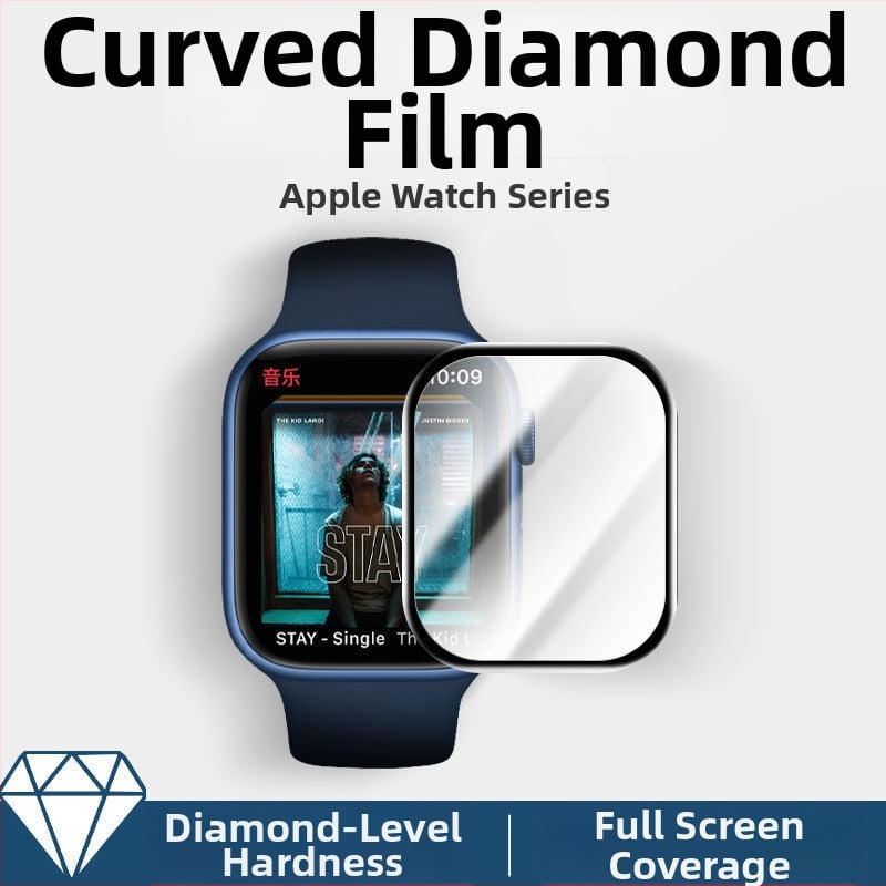 Apple Watch серия 7–10 защитно закалено стъкло за екран