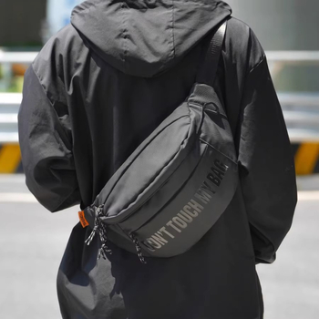 Vyrų crossbody krepšys laisvalaikio kelionėms, Oxford audinys, ultra lengvas, suderinamas su 11 colių nešiojamuoju, poliesterio pamušalas