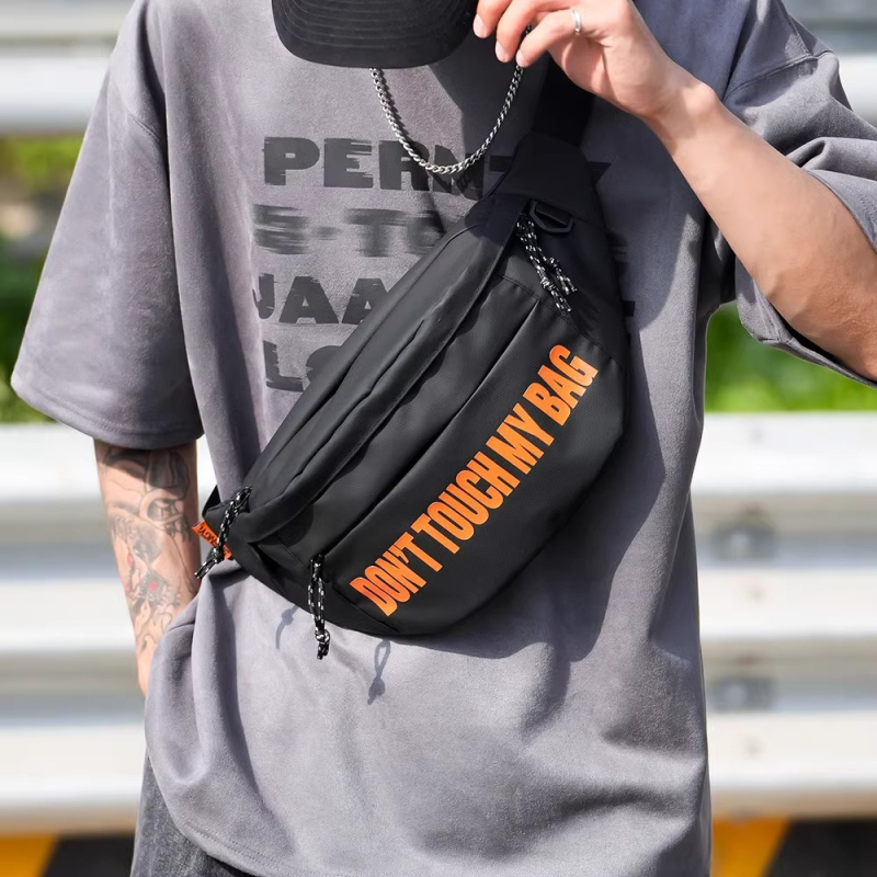 Vyrų crossbody krepšys laisvalaikio kelionėms, Oxford audinys, ultra lengvas, suderinamas su 11 colių nešiojamuoju, poliesterio pamušalas