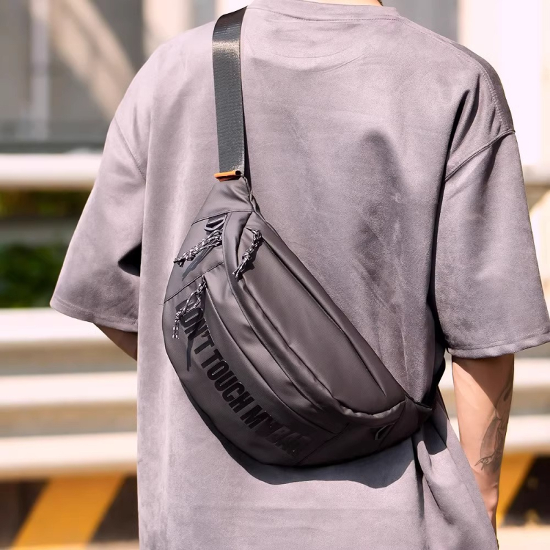 Vyrų crossbody krepšys laisvalaikio kelionėms, Oxford audinys, ultra lengvas, suderinamas su 11 colių nešiojamuoju, poliesterio pamušalas