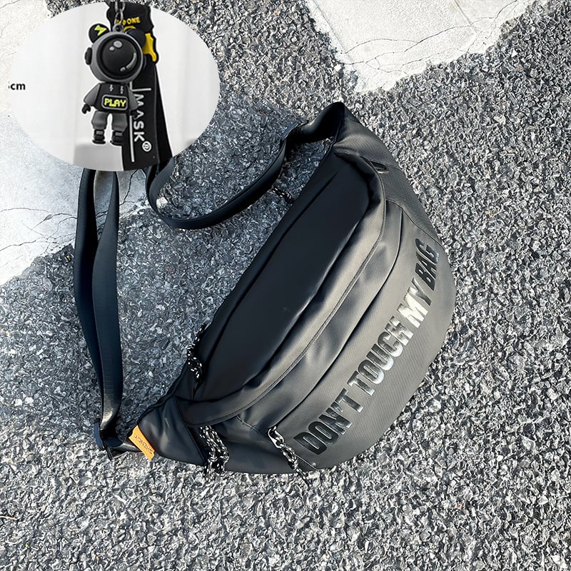 Vyrų crossbody krepšys laisvalaikio kelionėms, Oxford audinys, ultra lengvas, suderinamas su 11 colių nešiojamuoju, poliesterio pamušalas