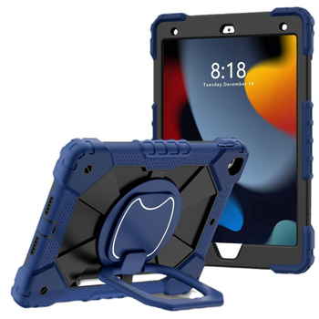 Carcasă de protecție pentru iPad, silicon + PC, antișoc, cu suport, antiuzură, pentru Apple iPad