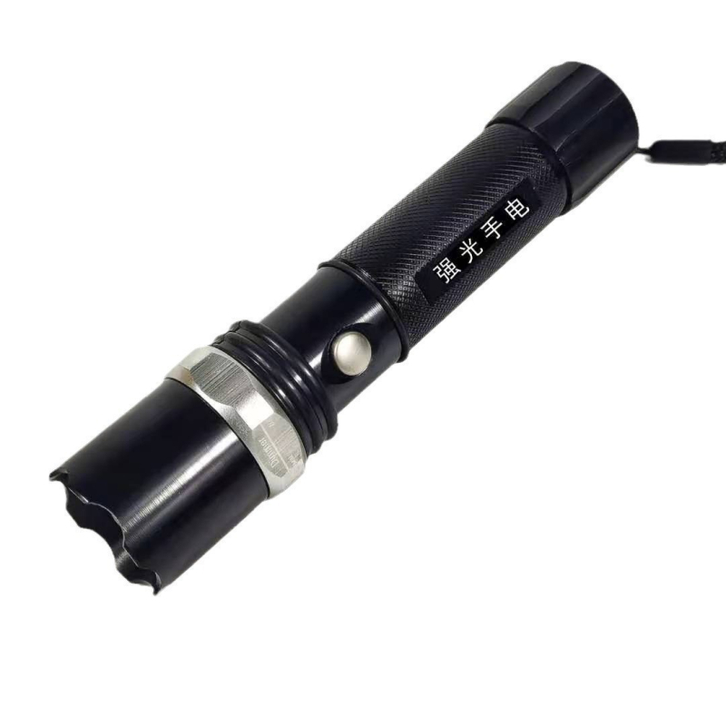 LED čelna lampa s aluminijskom legurom, mehanički zum, 5W, 4200mAh rechargeable baterija, 360° rotacija