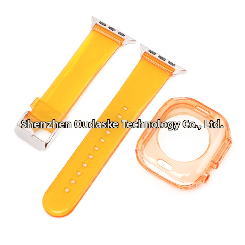 TPU Glacier Jelly puzdro na náramok Apple Watch — Kompatibilné s Apple Watch 5/6/7/SE/8/Ultra — Materiál: TPU