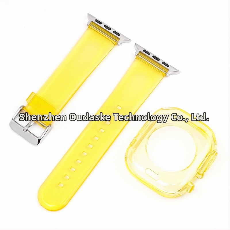 TPU Glacier Jelly puzdro na náramok Apple Watch — Kompatibilné s Apple Watch 5/6/7/SE/8/Ultra — Materiál: TPU