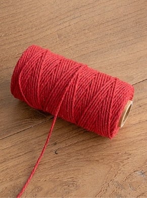 Pamut zsinór ajándékcsomagoláshoz és üdvözlőlap díszítéséhez | Anyag: pamutfonal | Márka: Miao bao