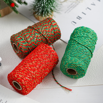 Pamut zsinór ajándékcsomagoláshoz és üdvözlőlap díszítéséhez | Anyag: pamutfonal | Márka: Miao bao